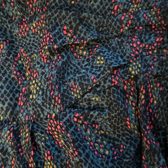 Reiss Skyla Reptile Print Textured Skirt (14) - Picture 3 of 4